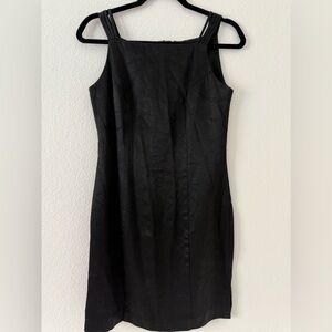 Vintage Lois Snyder DANI MAX Black Sleeveless Dress